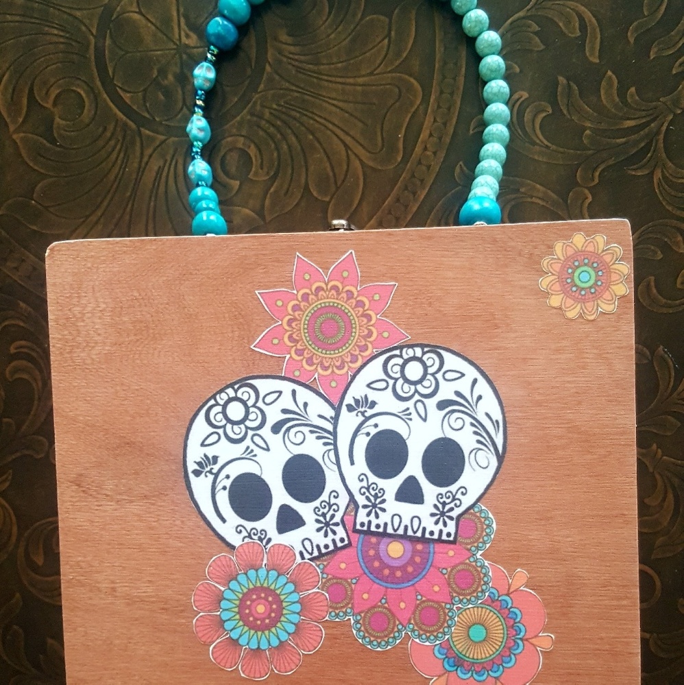 Hand made. Cigar Box Purse